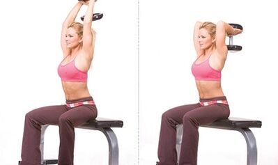 Bend and extend your arms to lose weight